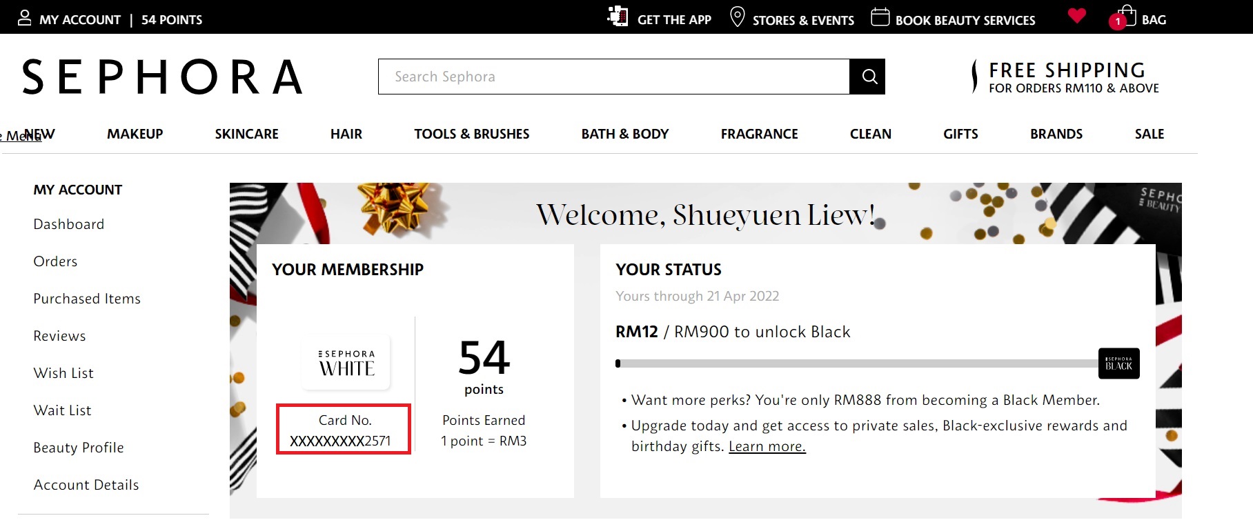 How do I find my Sephora Beauty Pass Membership ID? Sephora Malaysia